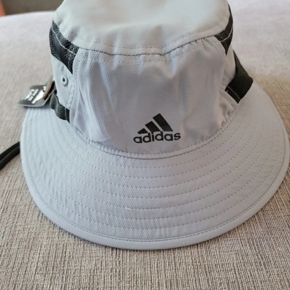 Men's Adidas Victory III Bucket Hat, Size: Large/XL, Med Grey